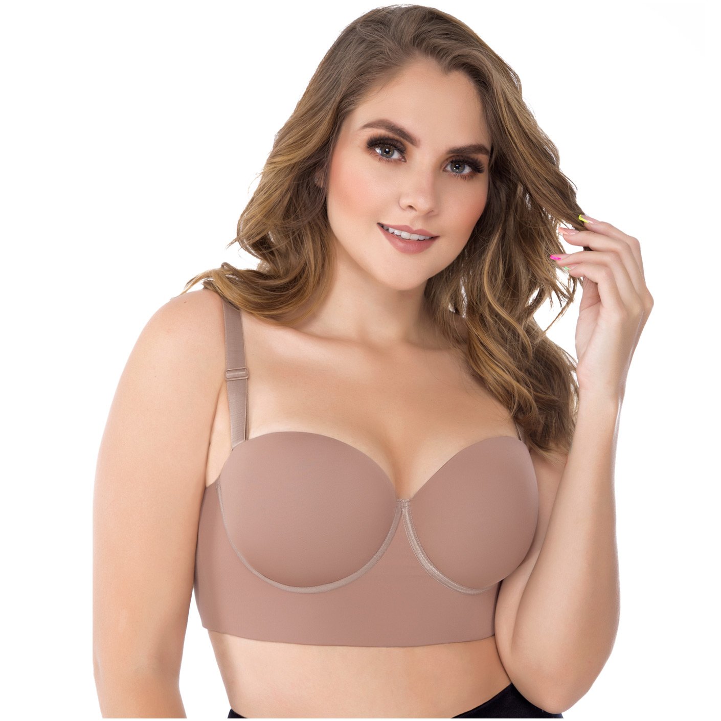 Uplady 8034 Firm Control Strapless Bra for Women