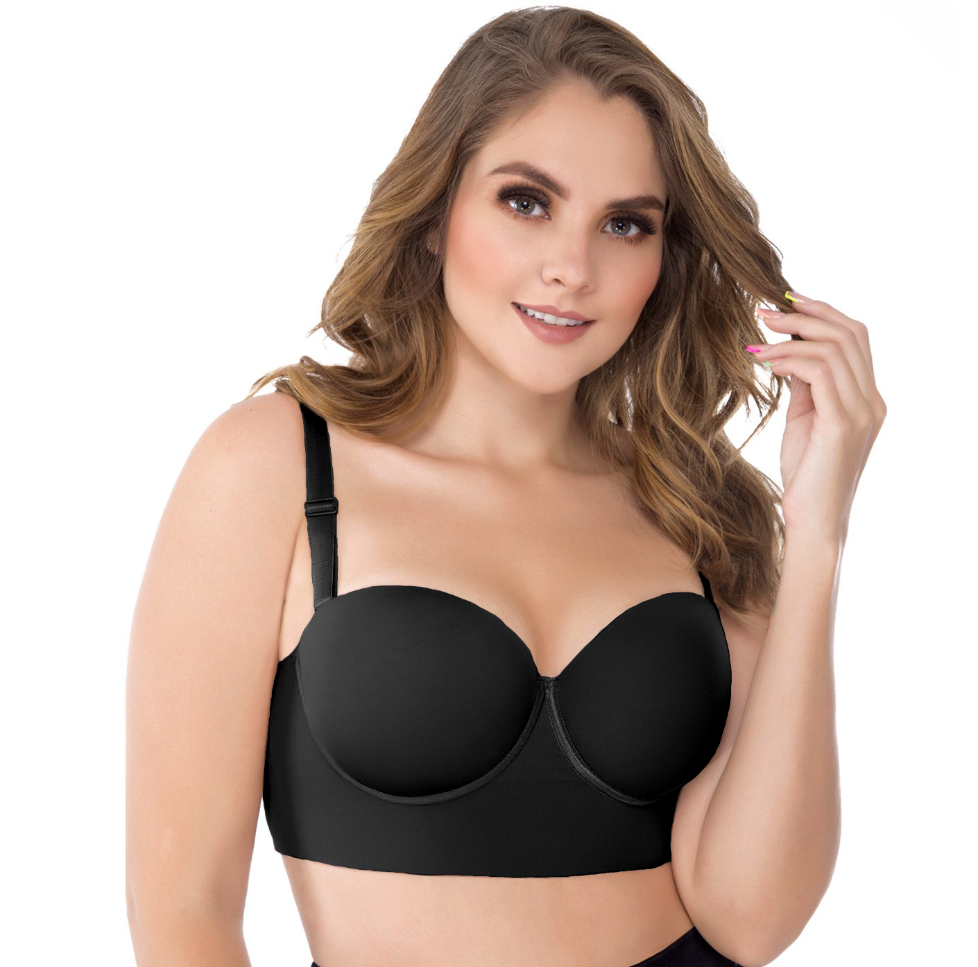 Uplady 8034 Firm Control Strapless Bra for Women