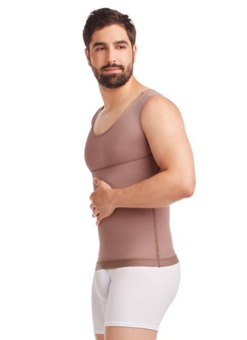 Delie by Fajas 09015/ Camiseta De Compresión Modeladora Para Hombre - Colombian Body Shaper