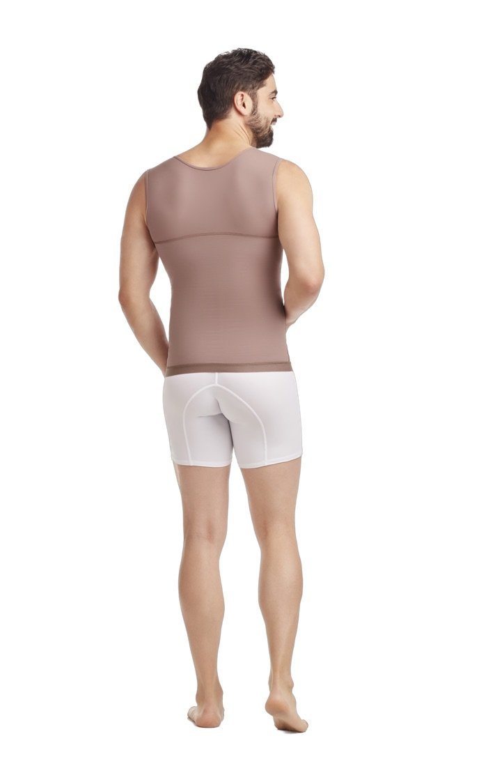 Delie by Fajas 09015/ Camiseta De Compresión Modeladora Para Hombre - Colombian Body Shaper
