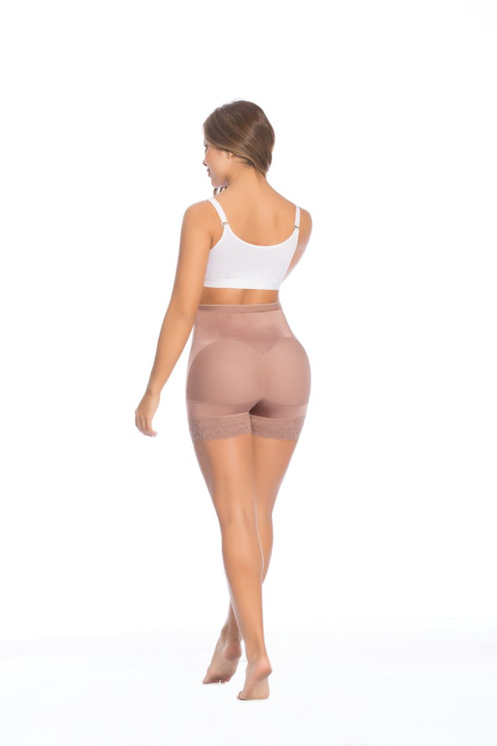 Delie By Fajas 09116/ Short Moldeadora Compresión Media - Colombian Body Shaper