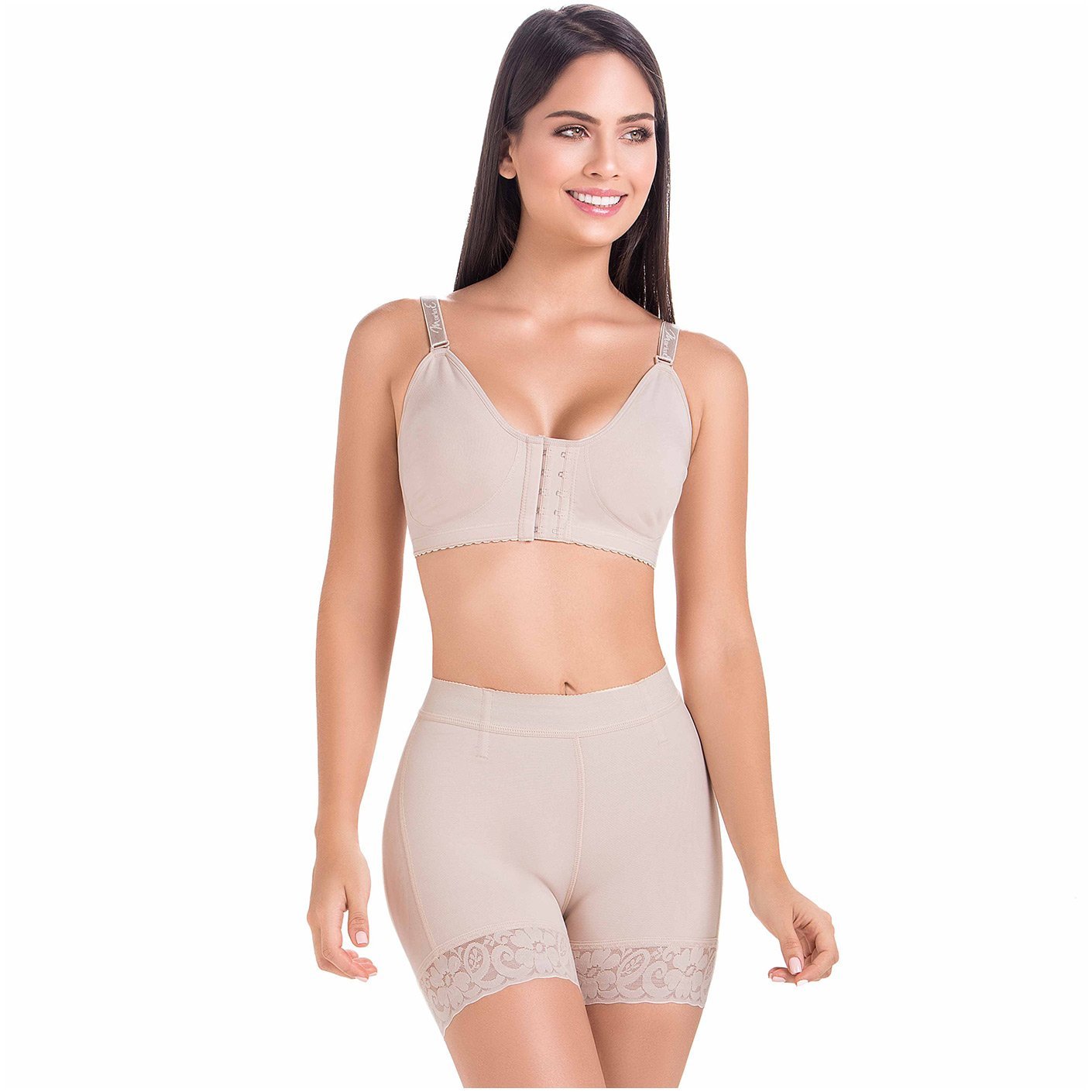 Fajas MariaE FU101 High-Waisted Tummy Control Shorts for Women - New England Supplier