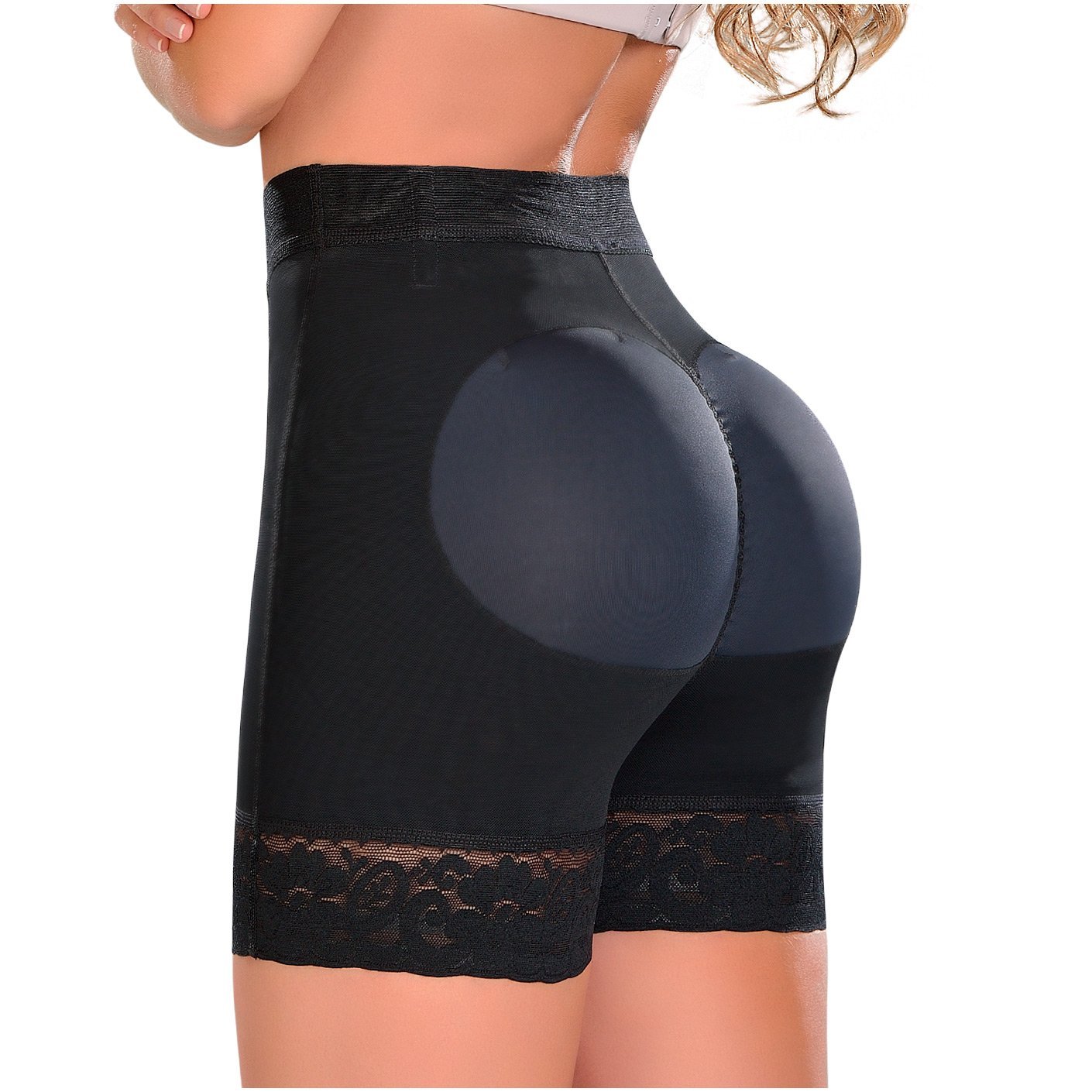 Fajas MYD 0327 Shorts de compresión de cintura alta para mujer / Power