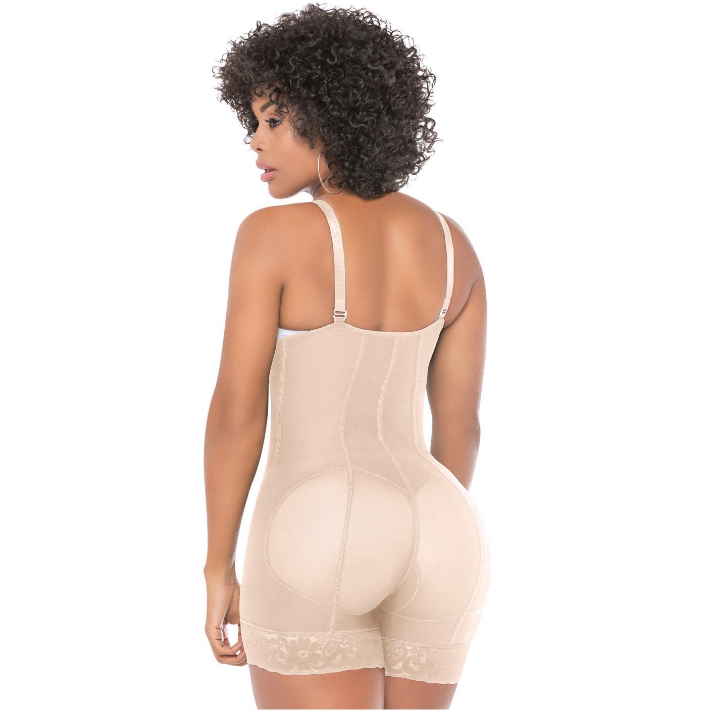 FAJAS SALOME 0214 Mid Thigh Strapless Body Shaper for Dresses - New England Supplier