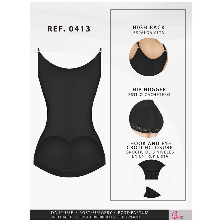 FAJAS SALOME 0413 Butt Lifter Tummy Control Shapewear for Women - New England Supplier