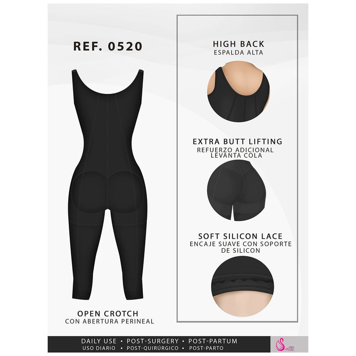 FAJAS SALOME 520 Full Body Shaper for Women/ Powenet - New England Supplier