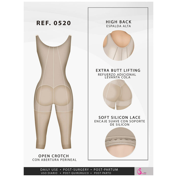 FAJAS SALOME 520 Full Body Shaper for Women/ Powenet - New England Supplier