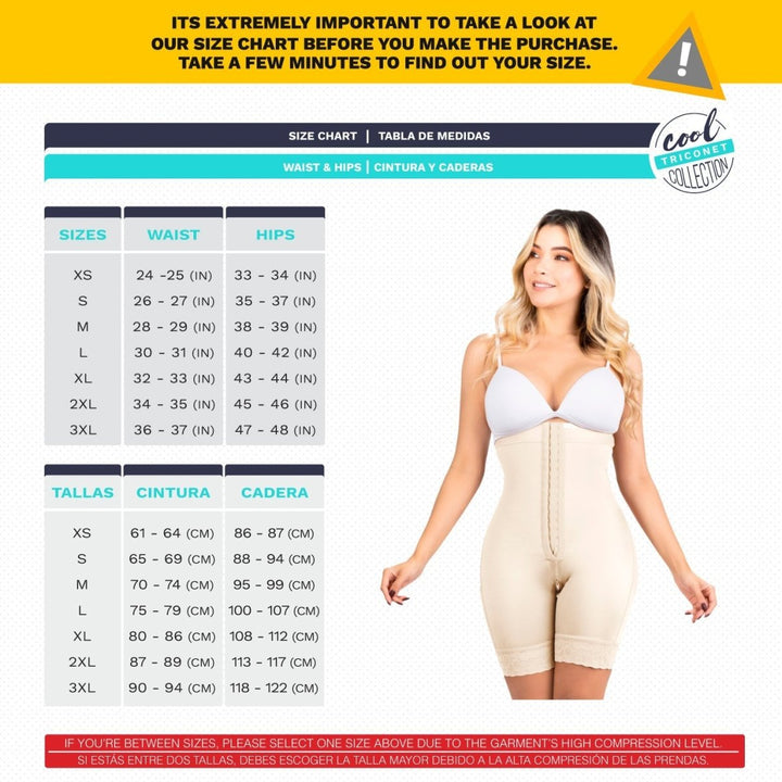 Fajas SONRYSE TR73ZF - Colombian Body Shaper