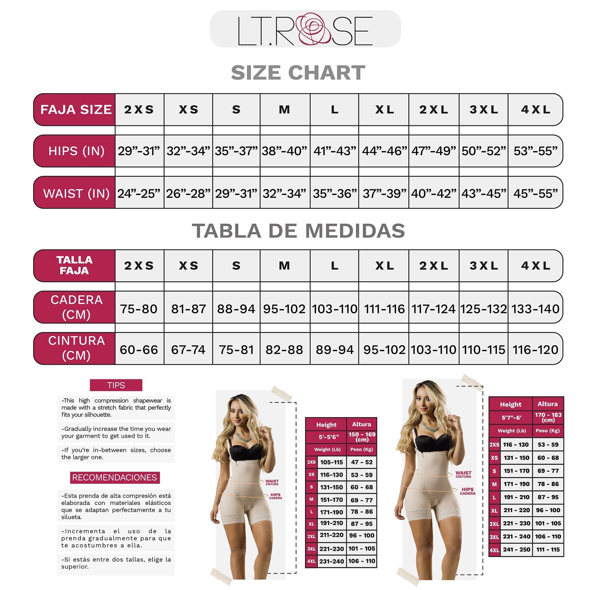LATY ROSE 210210 Open Bust Tummy Control Butt Lifting Colombian Shapewear/Everyday Use Girdles - New England Supplier