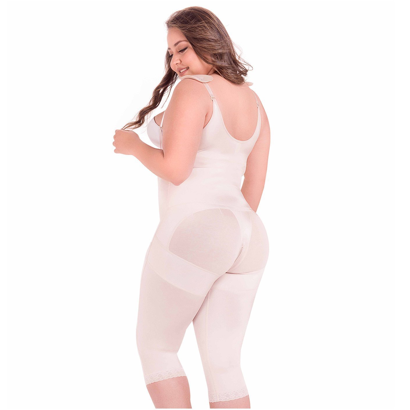 MariaE 9702 Full Body Shaper for Women / Open Bust with Front Closure - New England Supplier