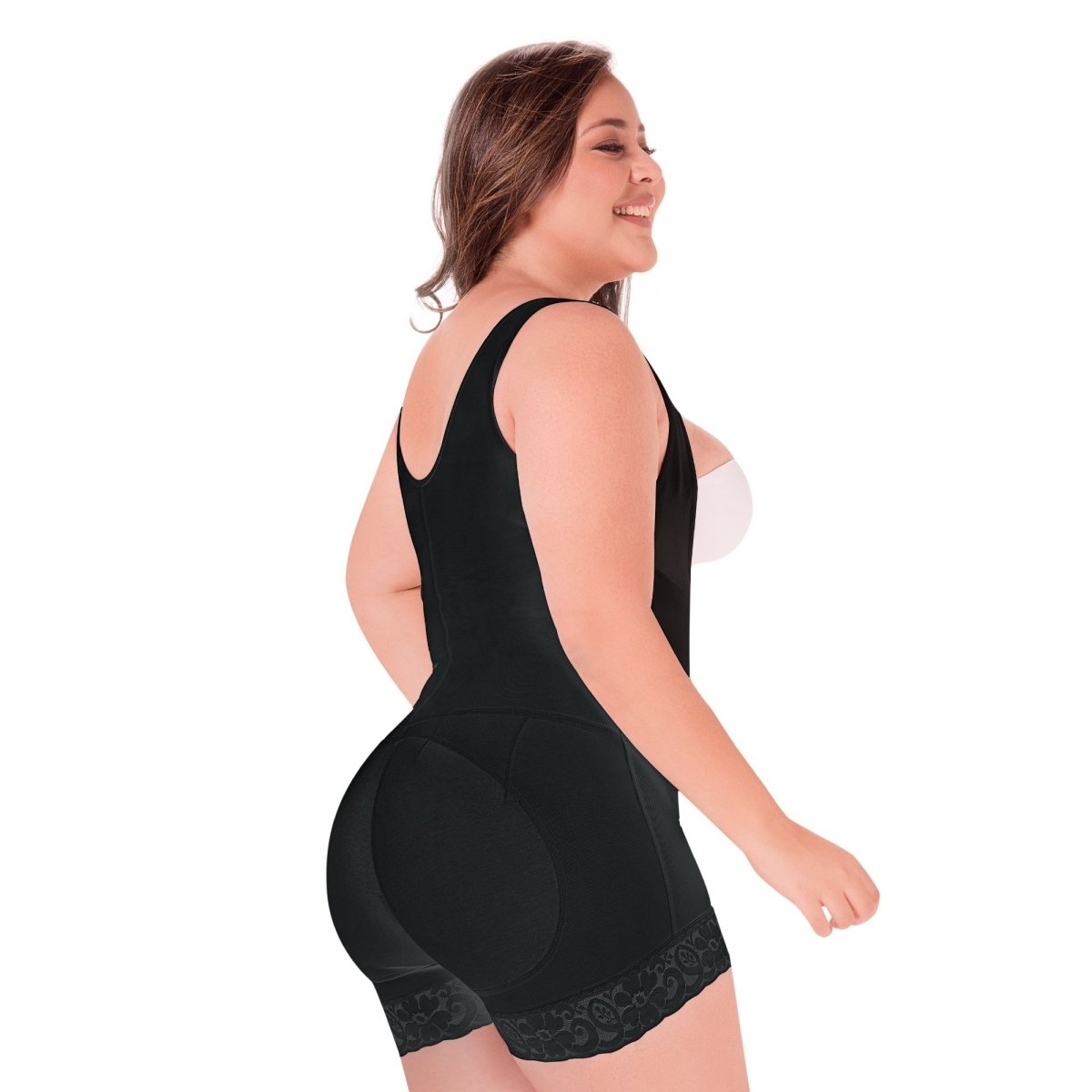 MariaE 9831 Body Shaper for Daily Use / Open Bust with Front Zipper - Colombian Body Shaper