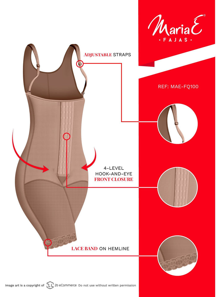 MariaE FQ100 Body Shaper for Women - New England Supplier