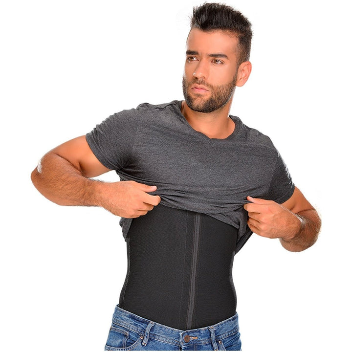 M&D 0760N Compression Shaper Shirts for Men / Powernet - Colombian Body Shaper