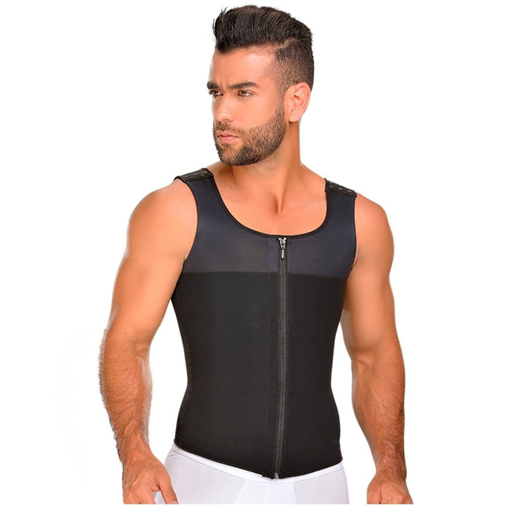 M&D 0760N Compression Shaper Shirts for Men / Powernet - Colombian Body Shaper