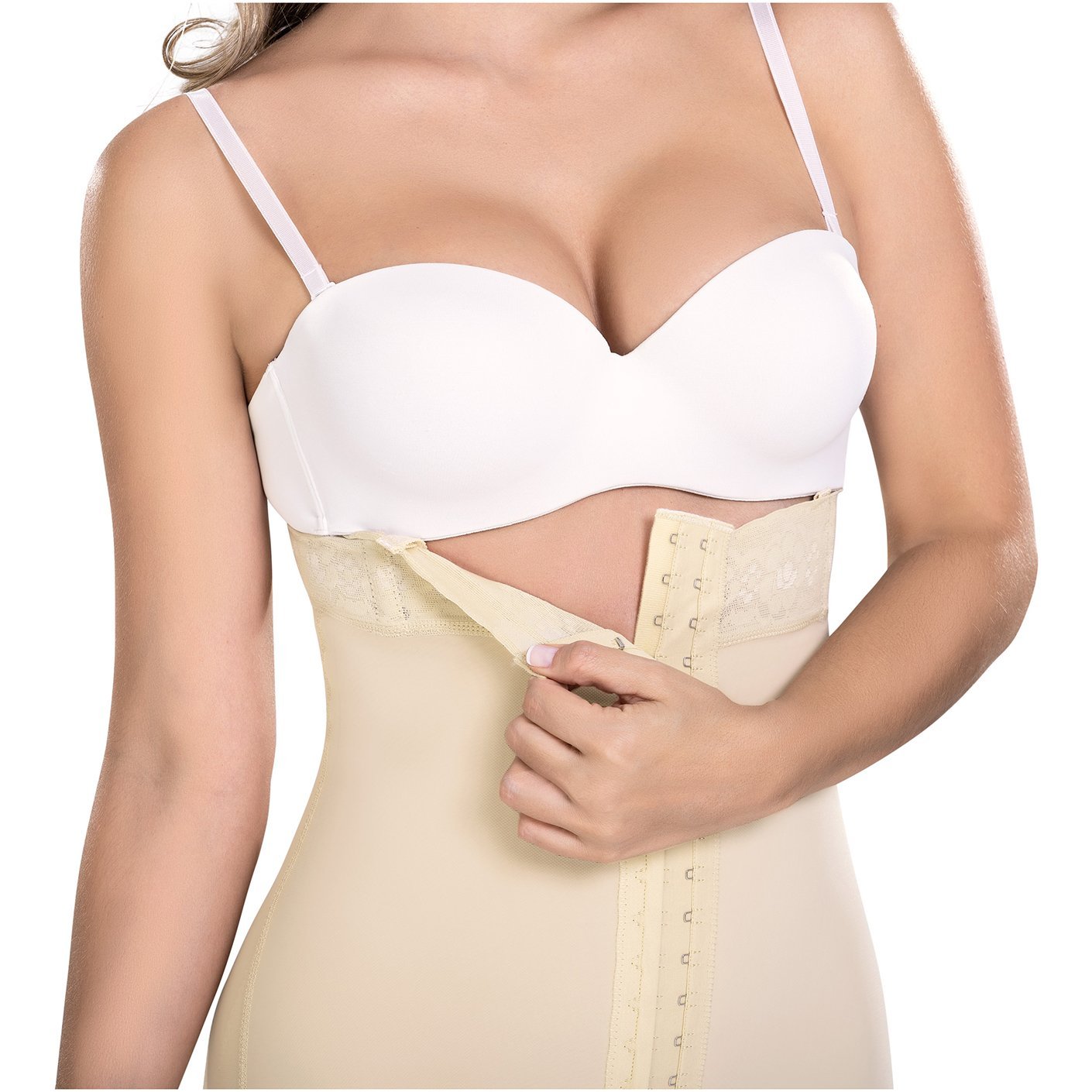 MYD F0076 Colombian Strapless Butt Lifting Tummy Control Shapewear - New England Supplier