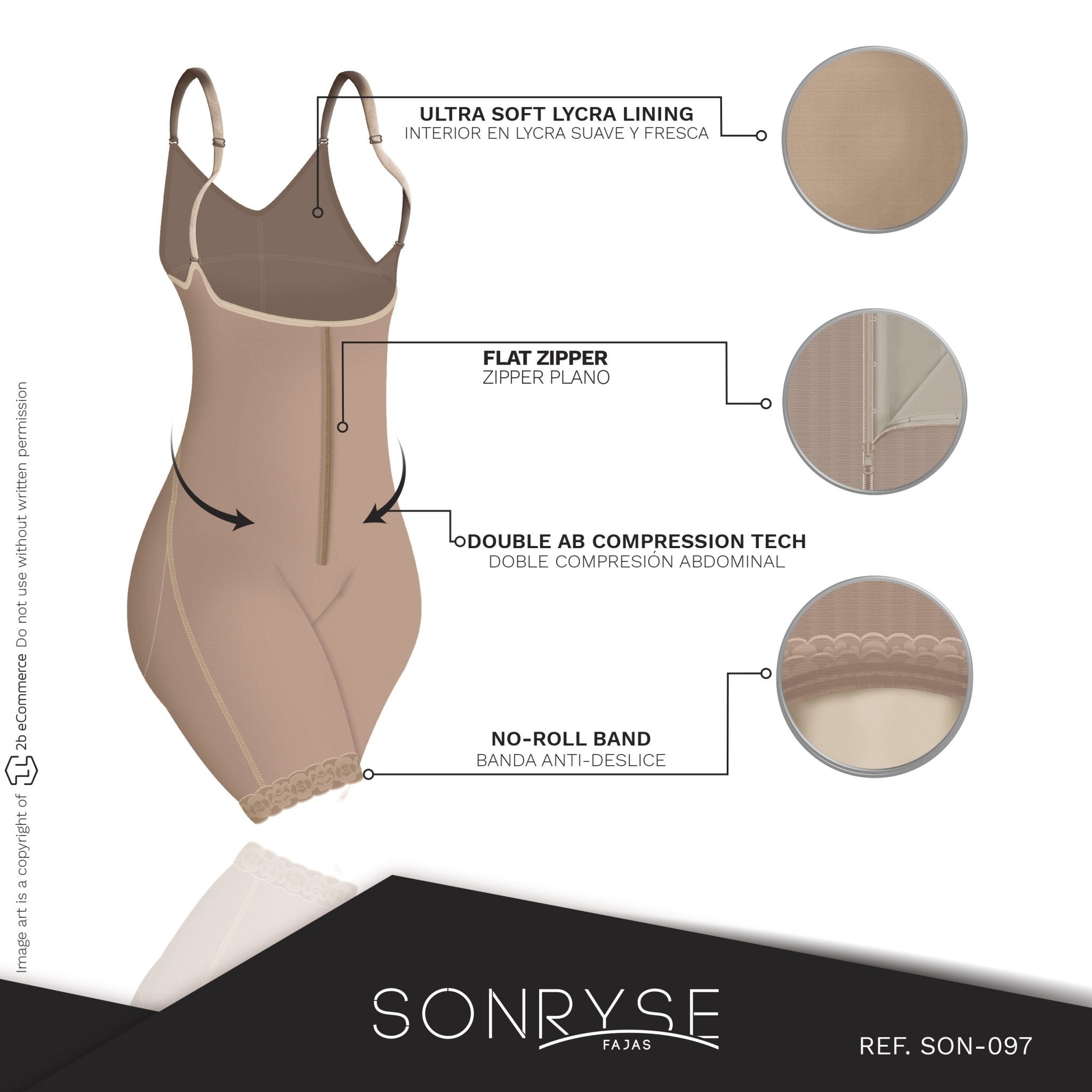 SONRYSE 097ZF Tummy Control Shapewear/Powernet - New England Supplier