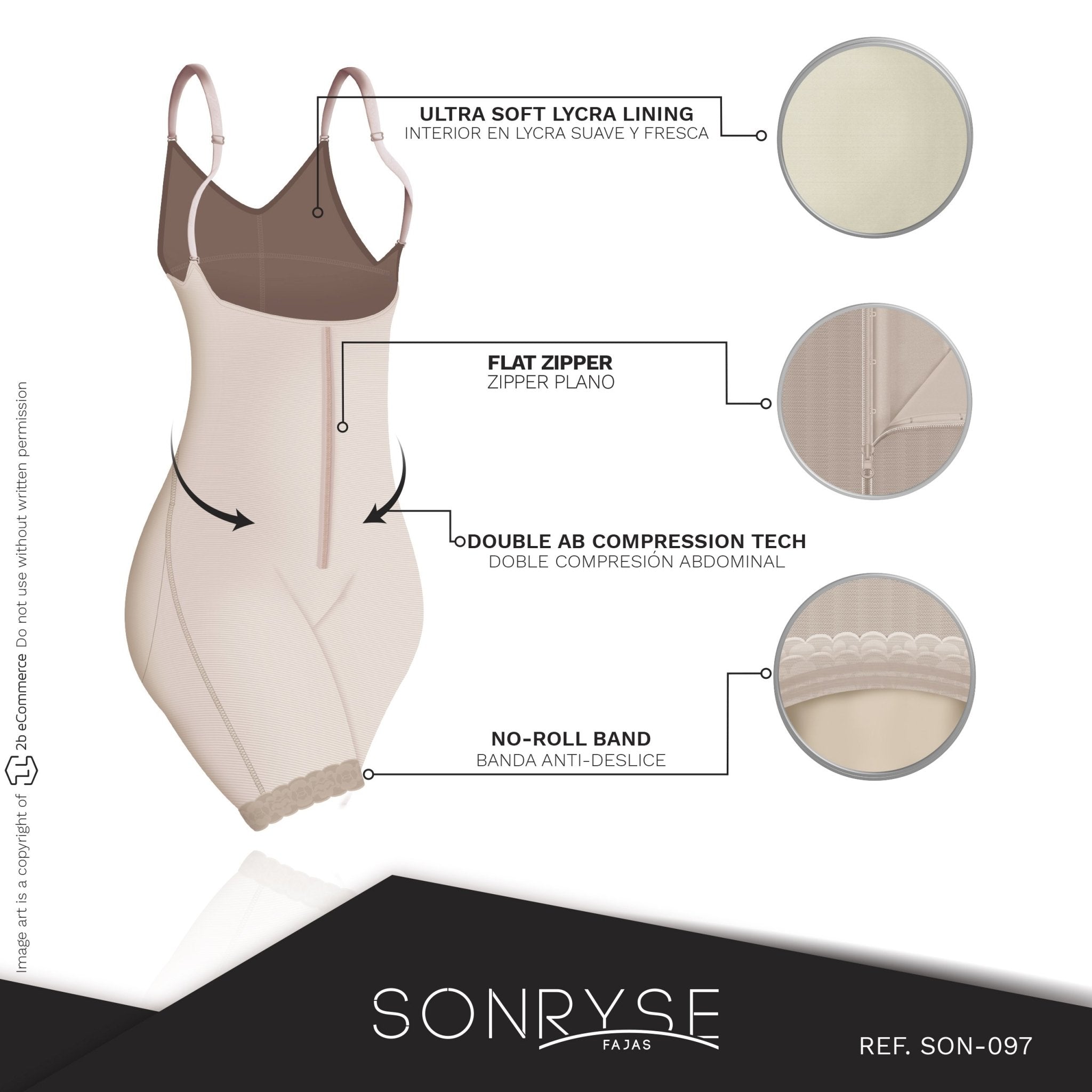 SONRYSE 097ZF Tummy Control Shapewear/Powernet - New England Supplier