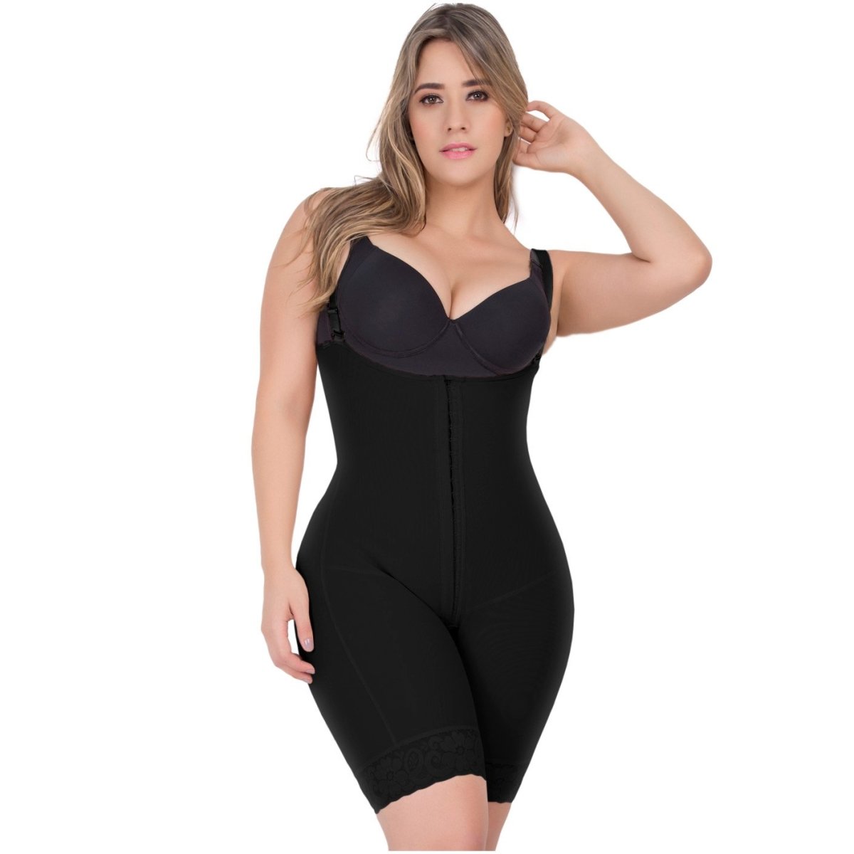 SONRYSE 095ZF | Colombian Butt Lifter Strapless Shapewear Bodysuit |  Postpartum and Daily Use